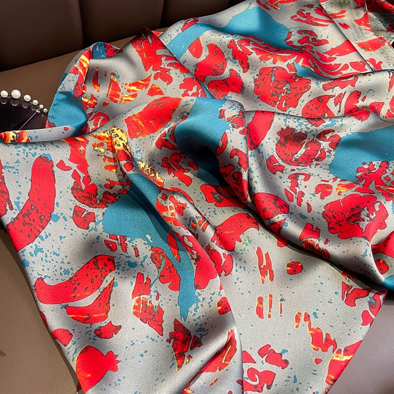 Sew Coloured Square Scarf