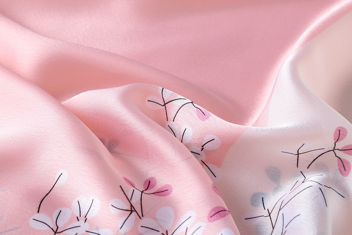 Blush Leaves Silk