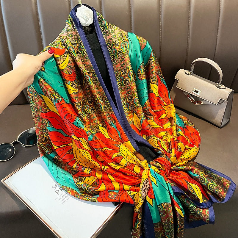 Coloured Sunny Day Silk