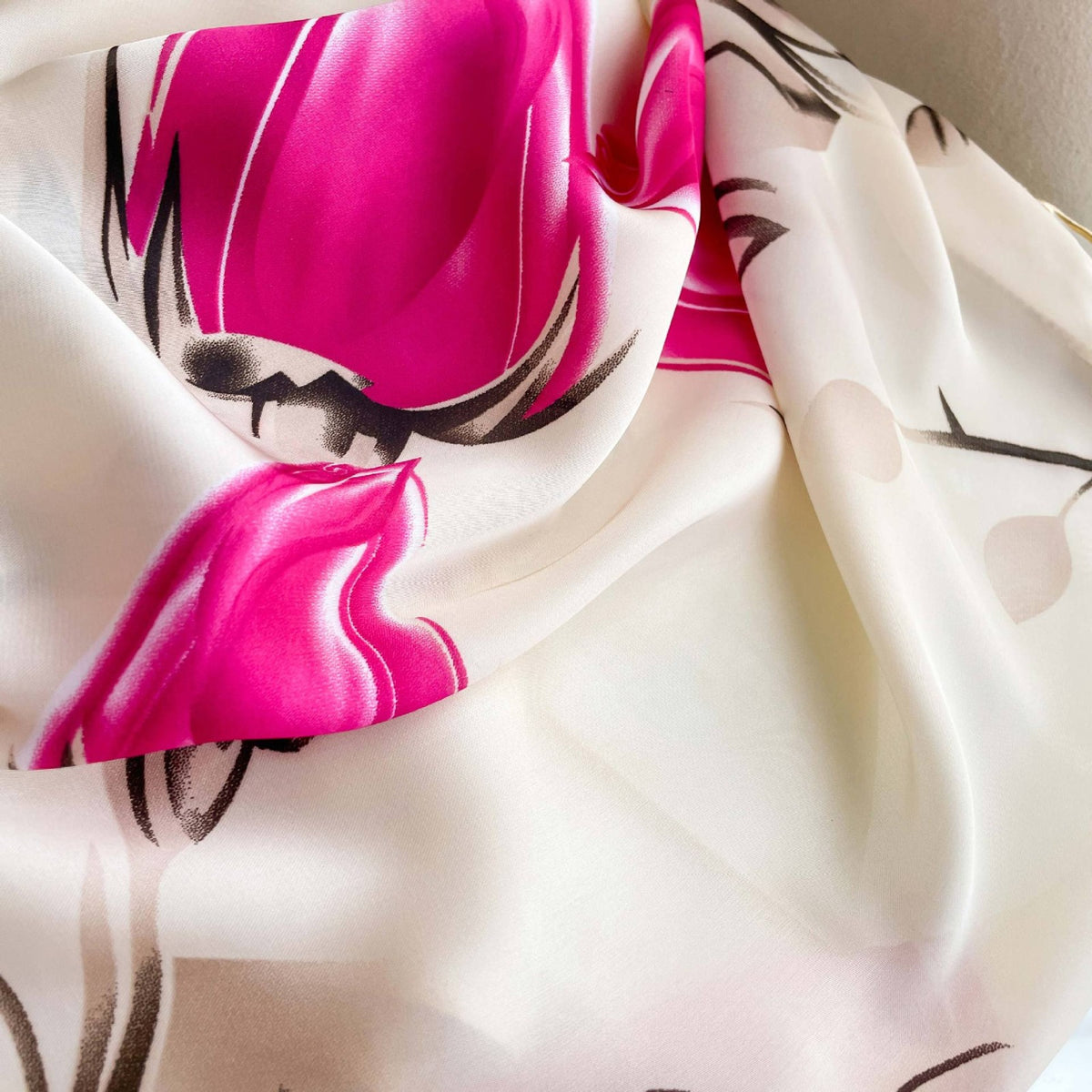 White Rosery Silk