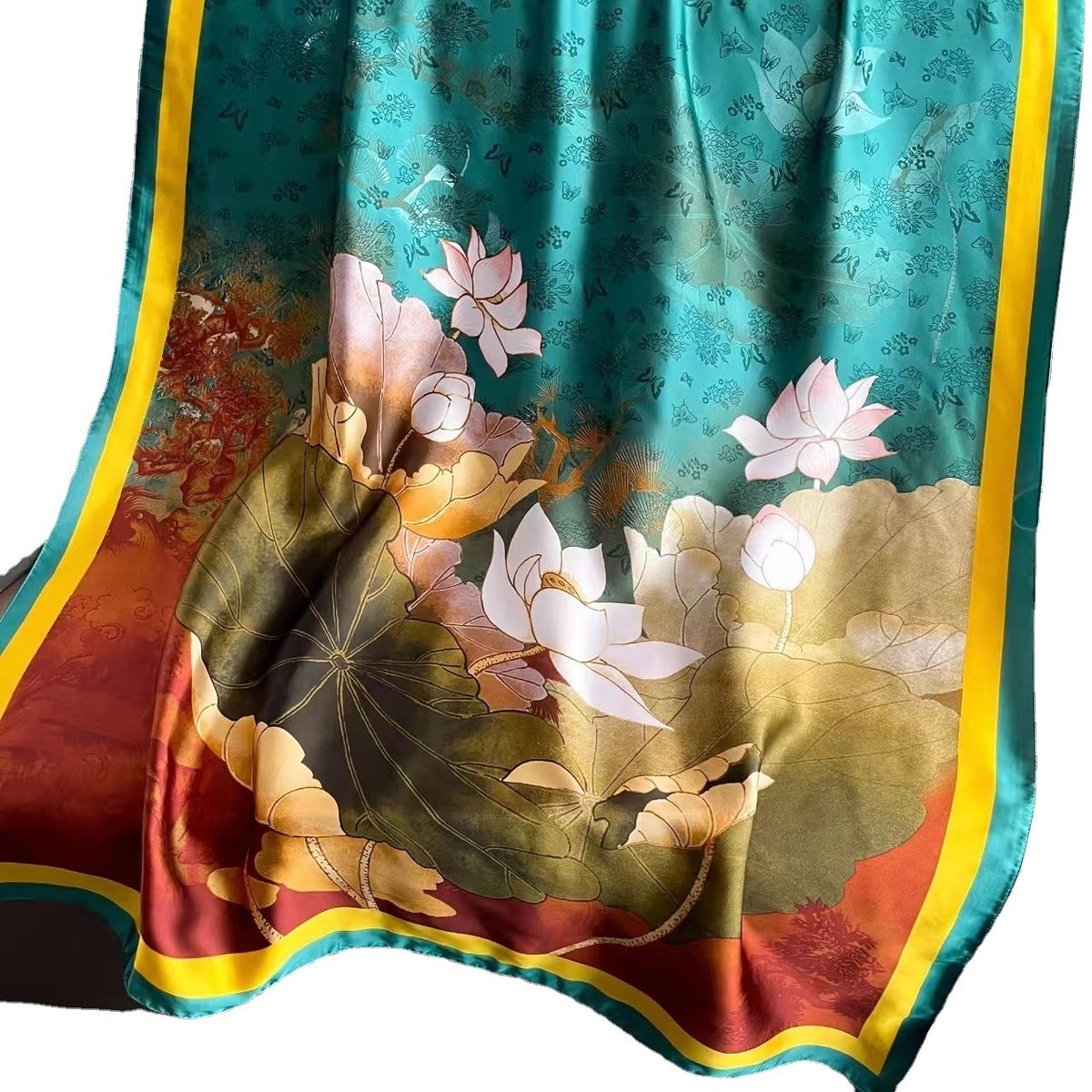 Green Liliac Silk