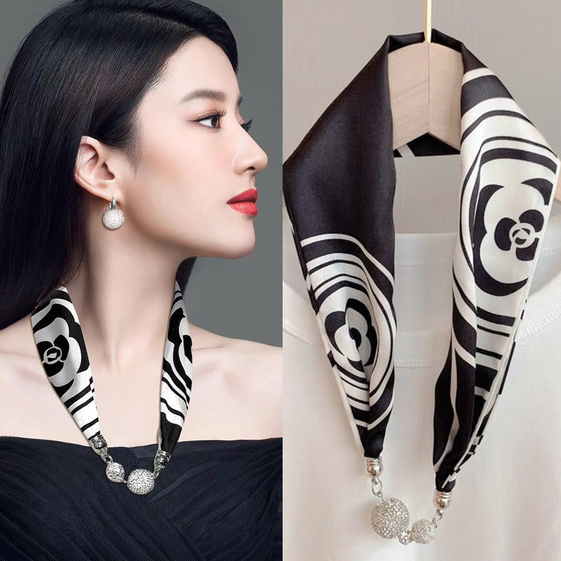 Panda Neckerchief with Diamond