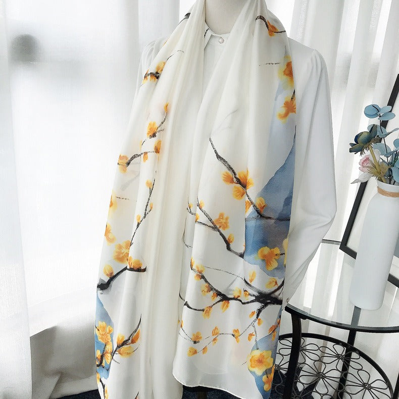 Cream Spring Silk
