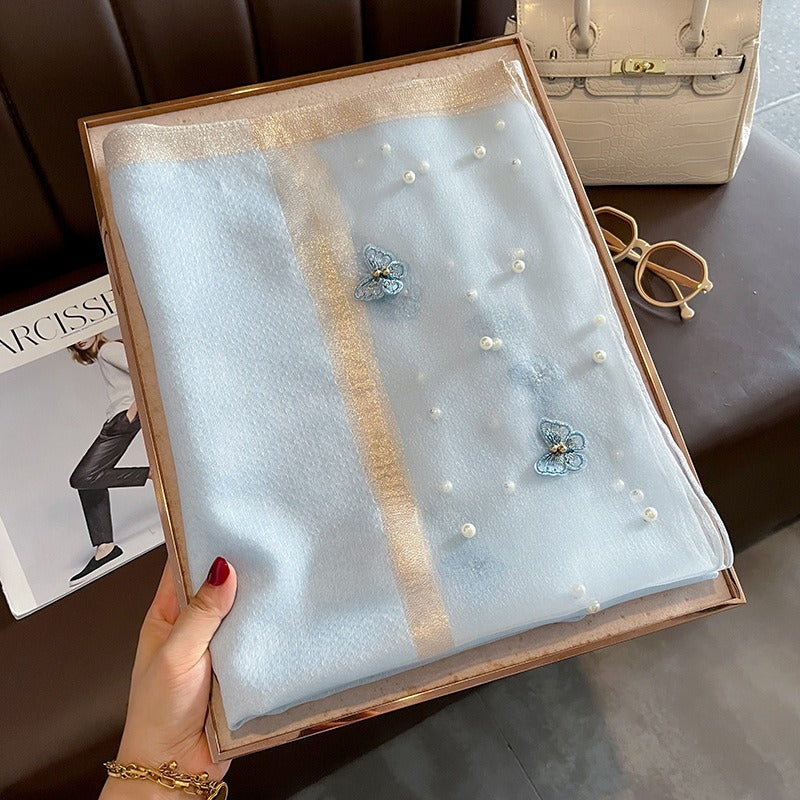 Blue Ocean Organza
