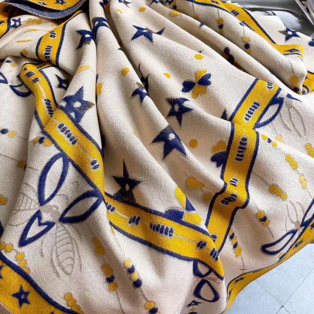 Cashmere- Star taxi Winter Shawl