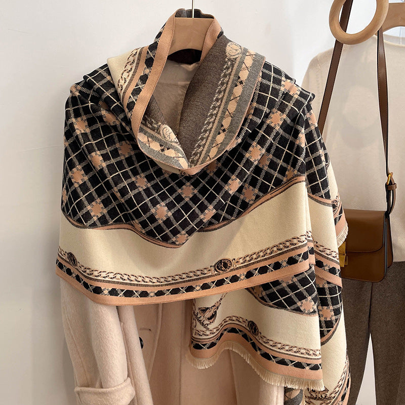 Cashmere- Multi Shades Winter Shawl