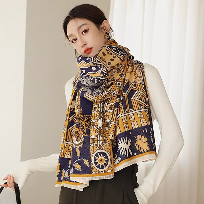 Cashmere - Colourfull Clown Shawl