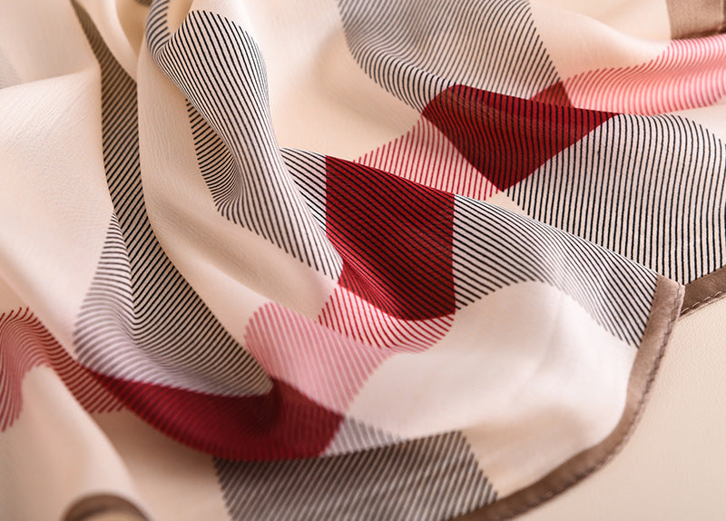 Rose Gold Borders Silk