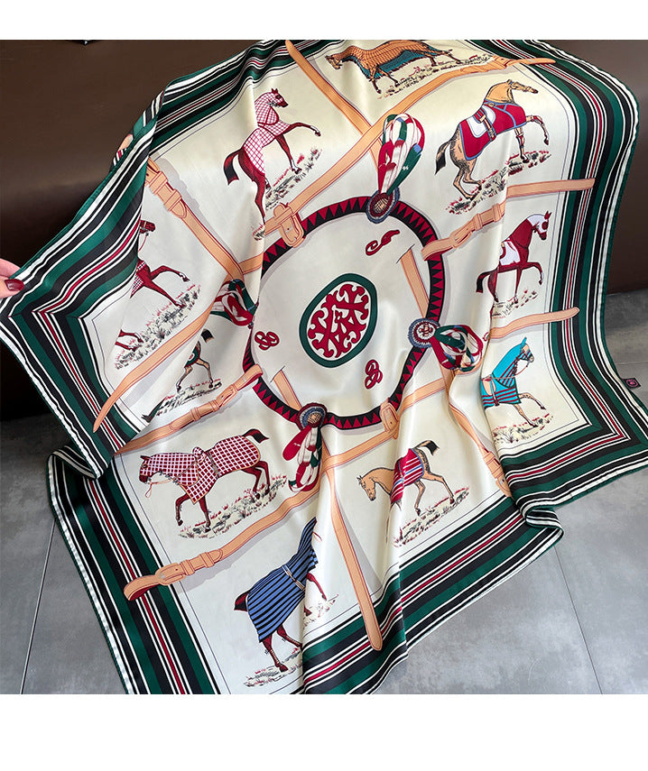 Butter Horse Square Silk