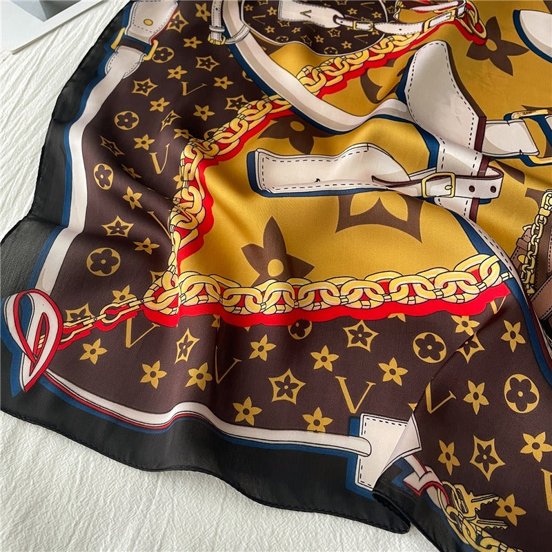 Stars Square Silk stole