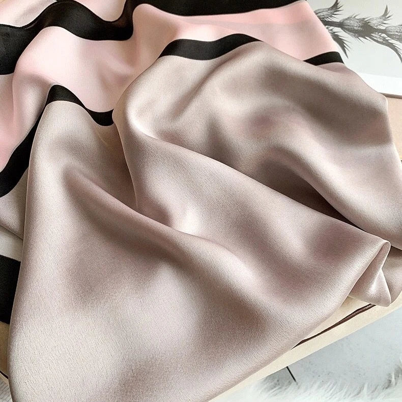 Blush Borders Silk