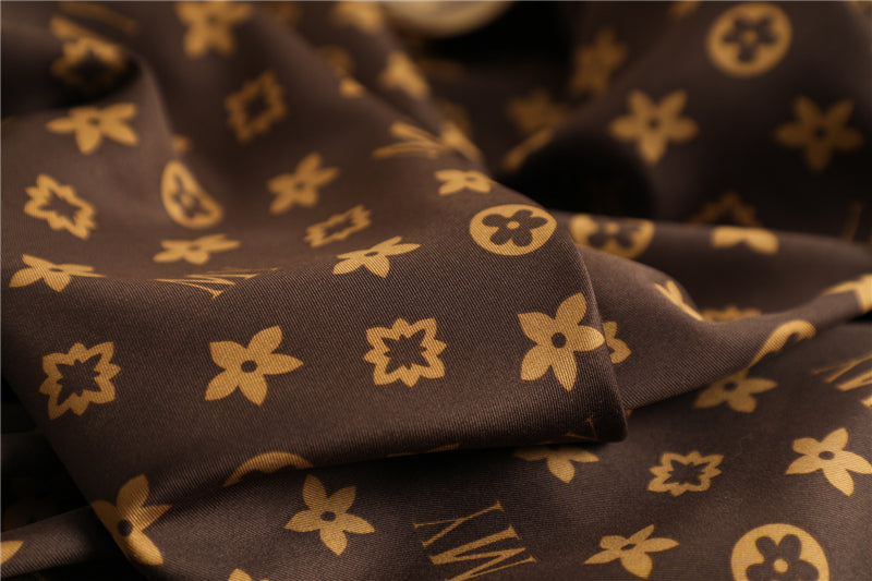 Chew ur Chocolate Square Silk Scarf