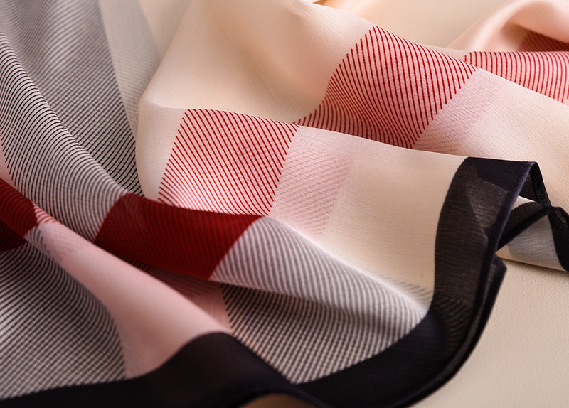 Black Border Silk