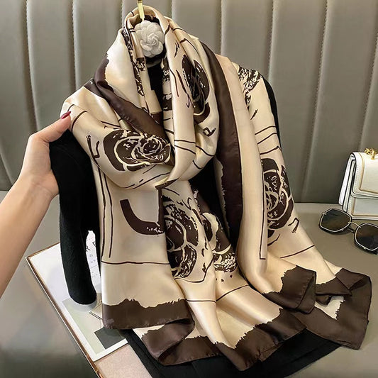 Brown Rose Silk