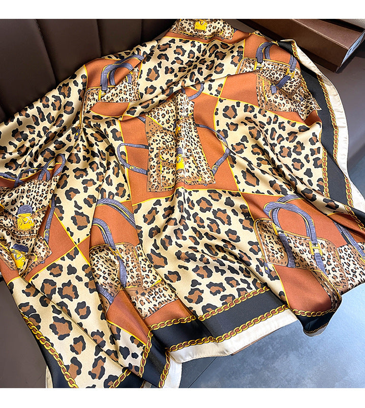 Blond Cheetah Square Silk